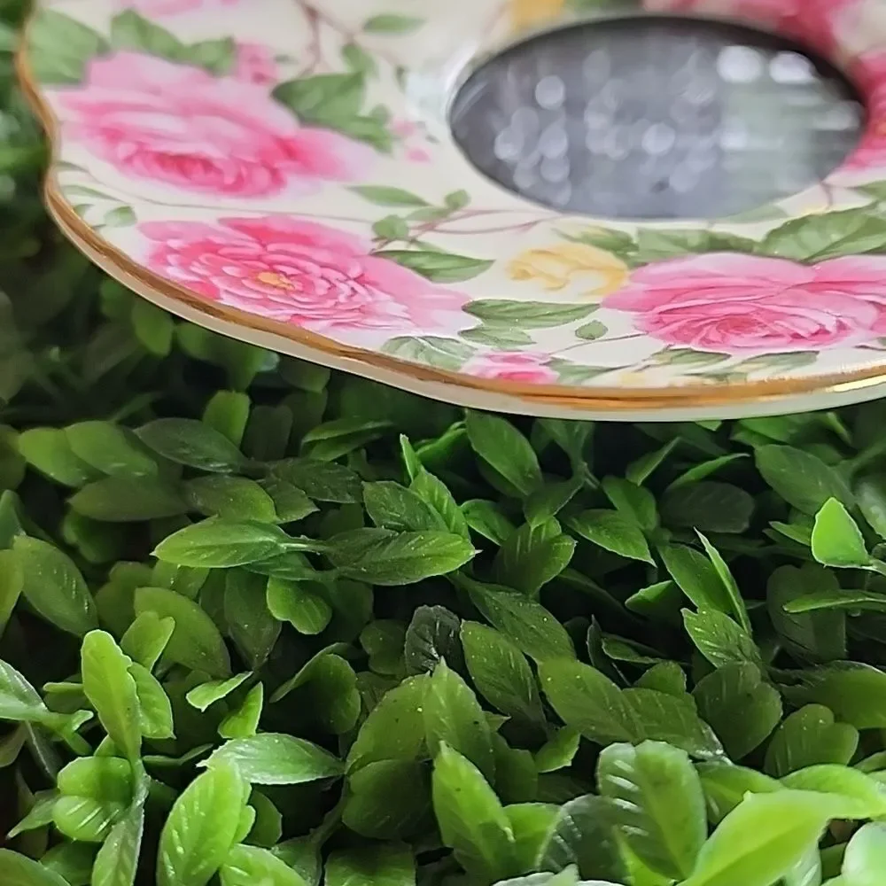 Picture Frame Dainty Floral Teacup Saucer  Cottage Core